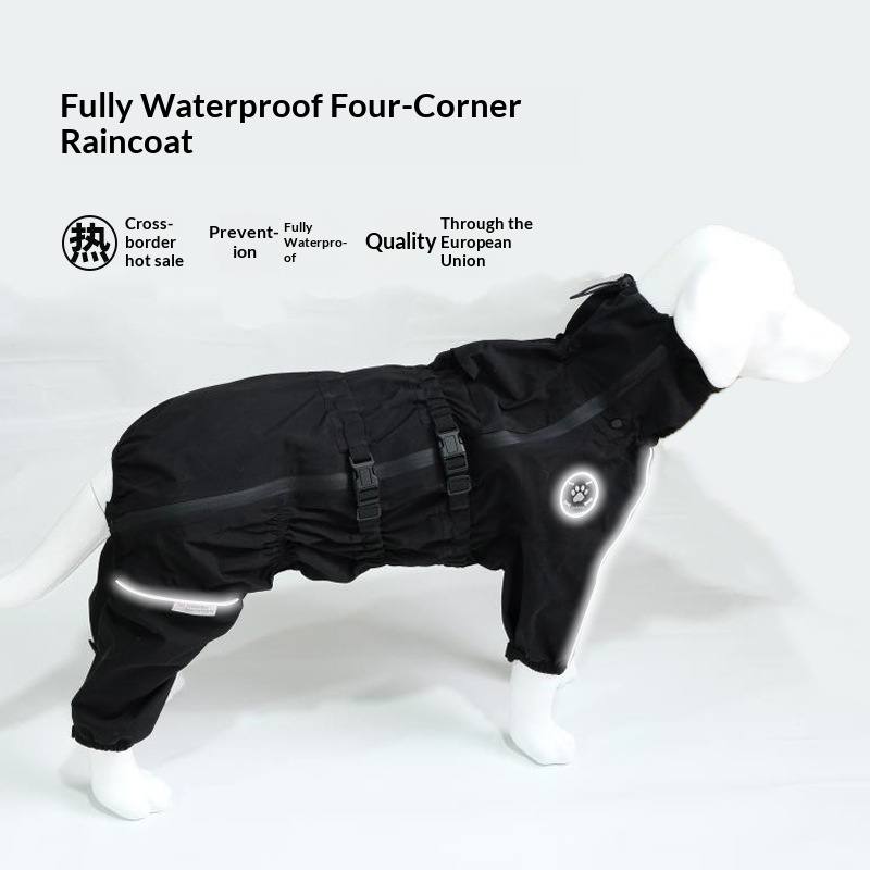 Waterproof Four-Leg Dog Raincoat