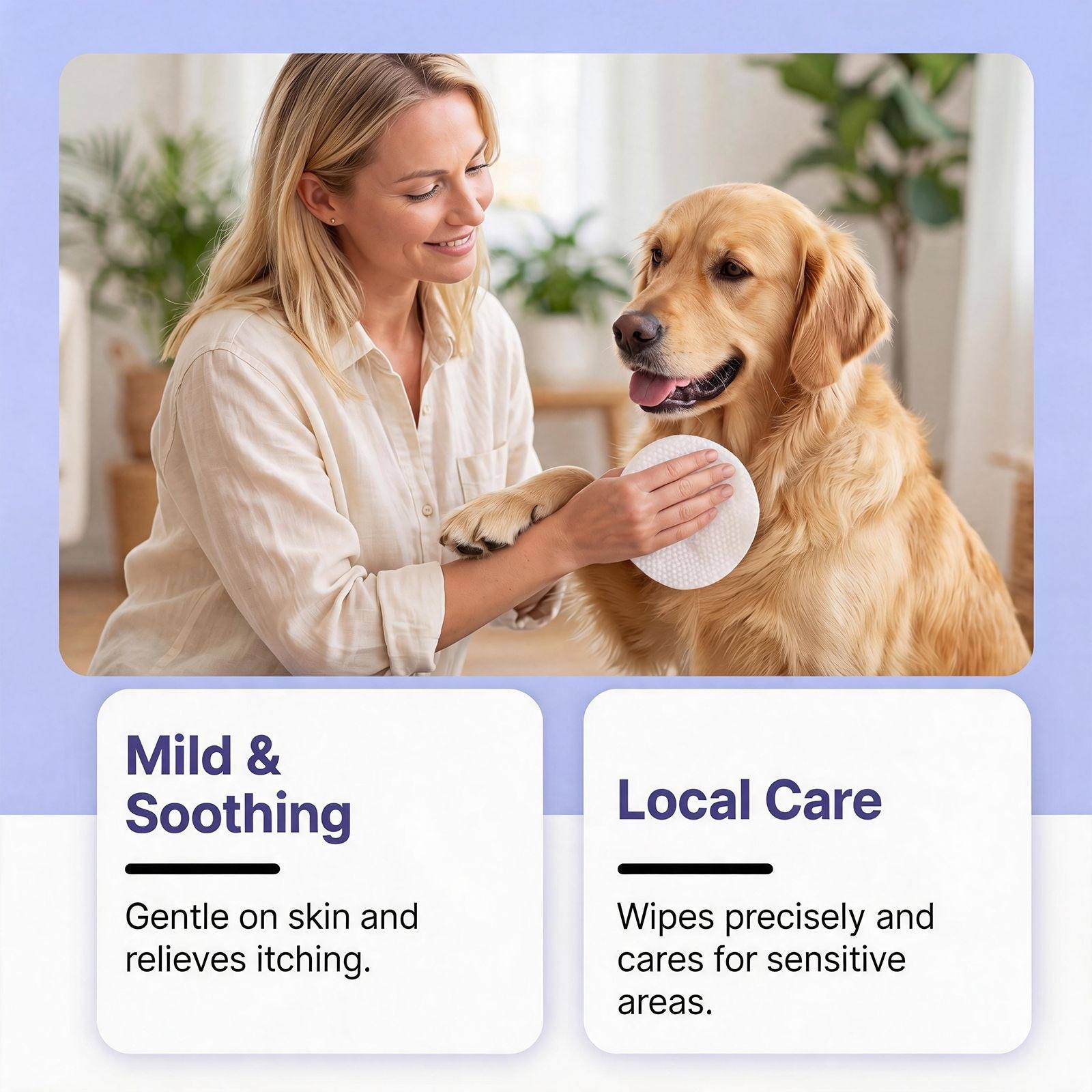 Soothing Pet Skin Wipes