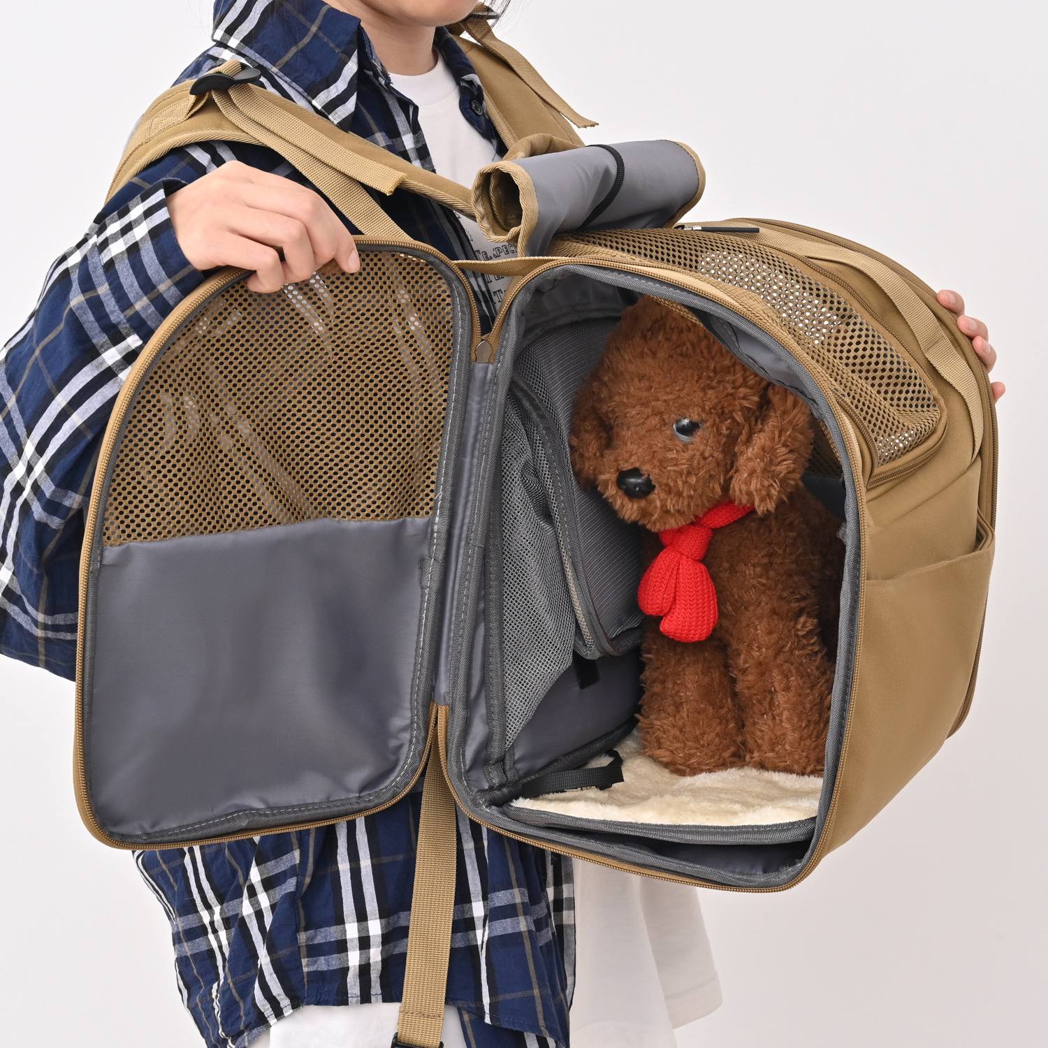 Expandable Folding Cat Carrier Tent