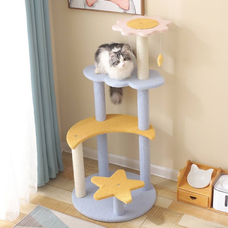 Small Cat Tree With Sisal Scratching Post