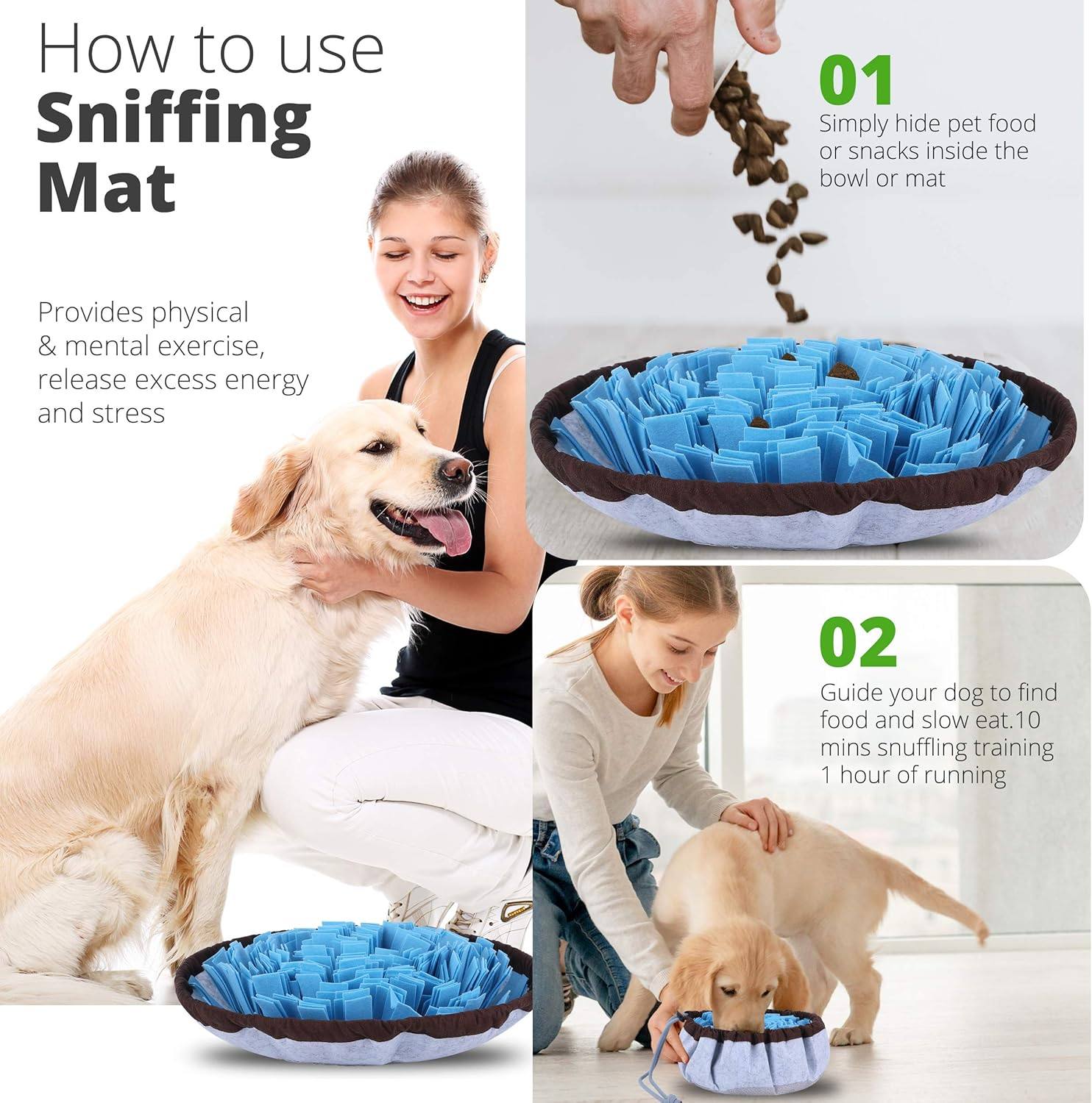 Adjustable Snuffle Mat For Large Dogs