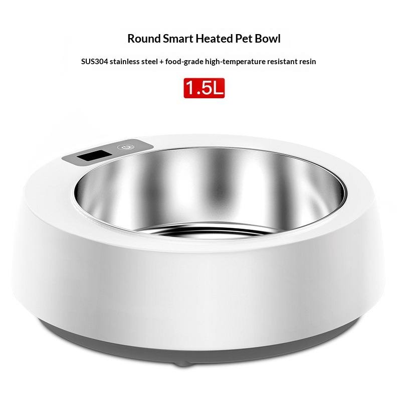 Smart Heated Stainless Steel Pet Bowl