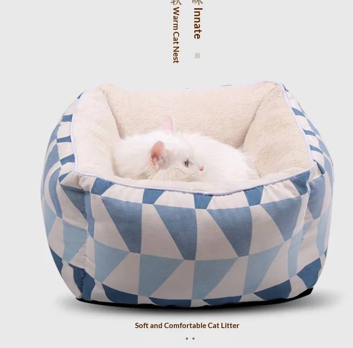Warm Cat Cave Bed