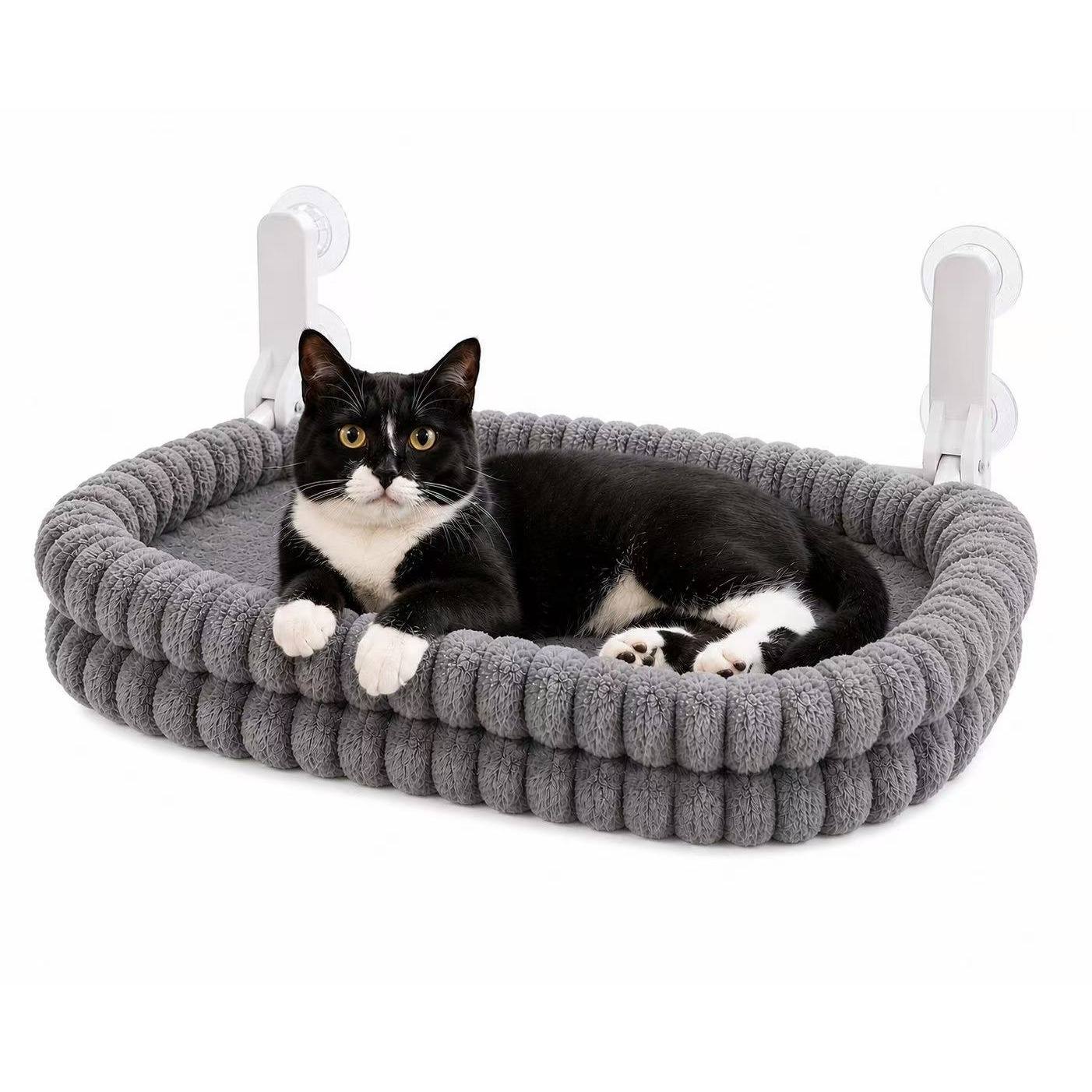 Window-Mounted Cat Hammock Bed