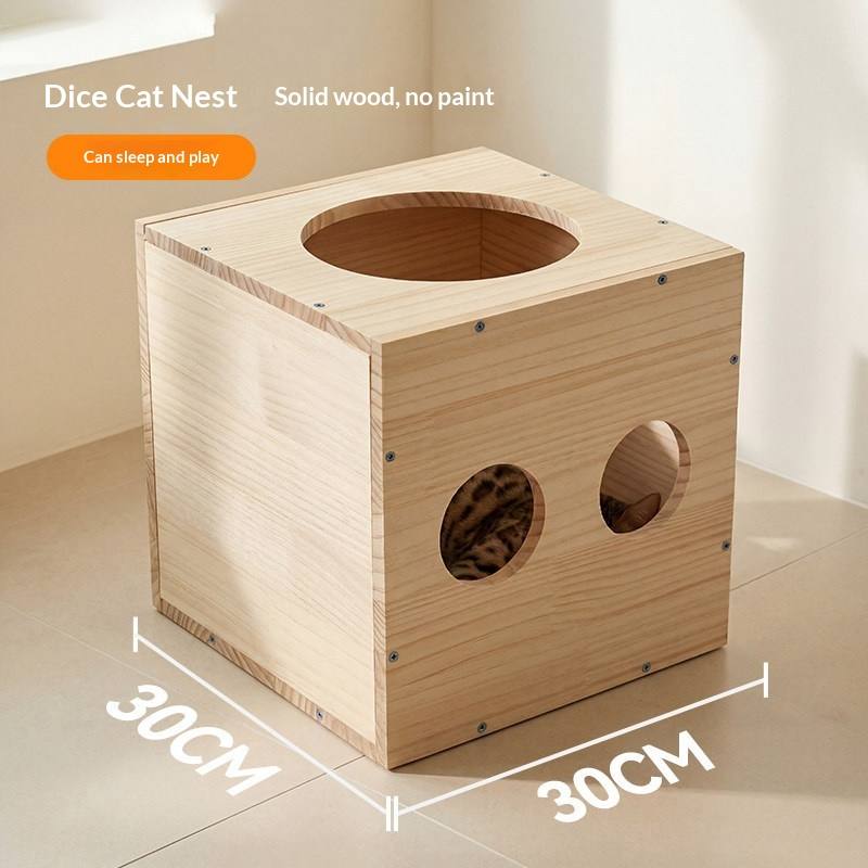 Semi-Enclosed Cat Tunnel Bed