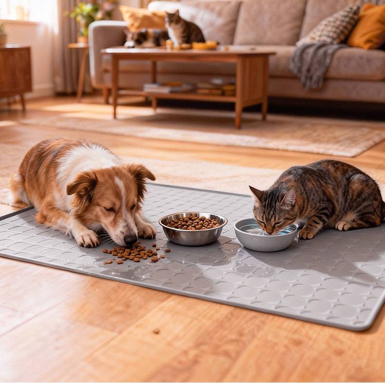 Silicone Waterproof Pet Feeding Mat