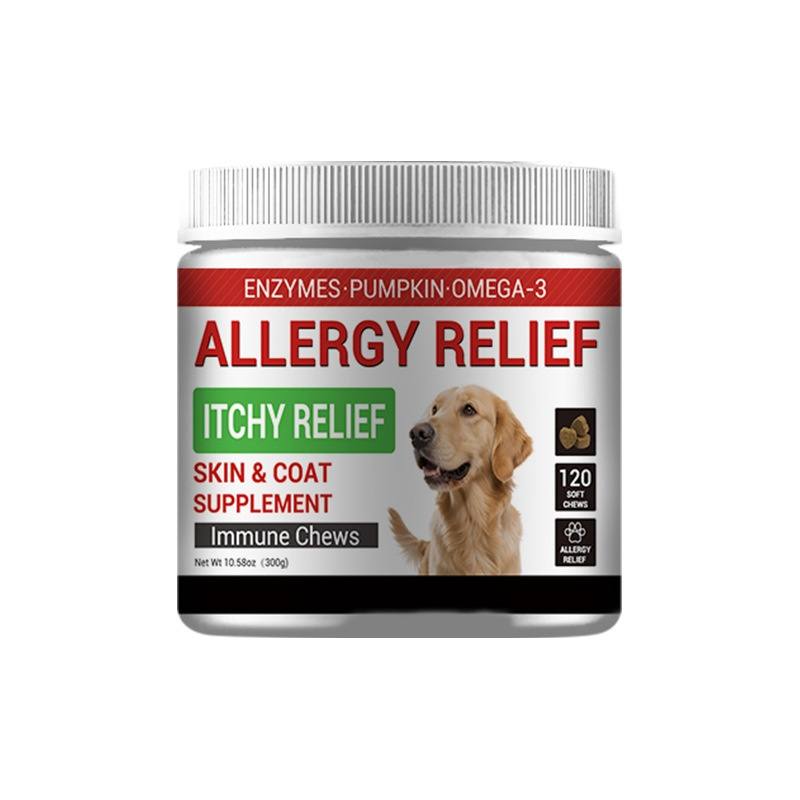 Dog Allergy Relief Skin & Coat Soft Chews