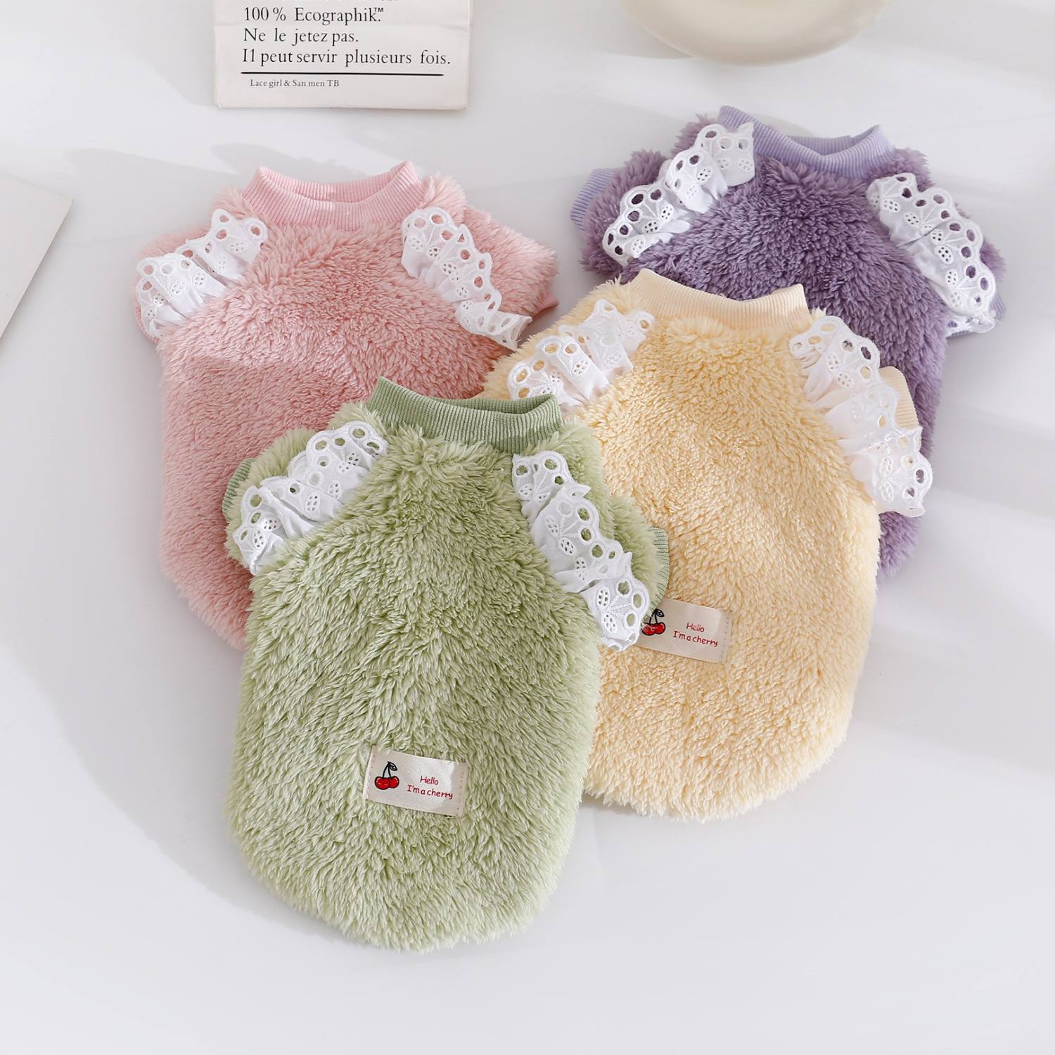 Double-Faced Fleece Dog Vest