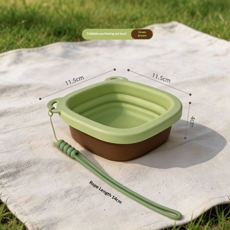 Silicone Foldable Travel Pet Bowl