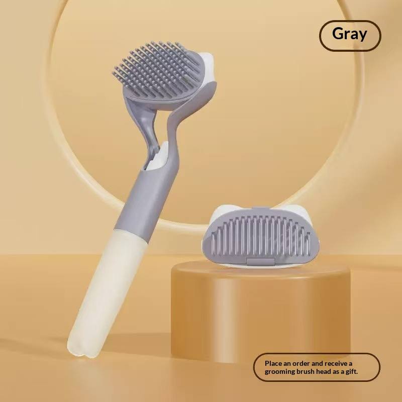 3-In-1 Pet Grooming Brush Tool
