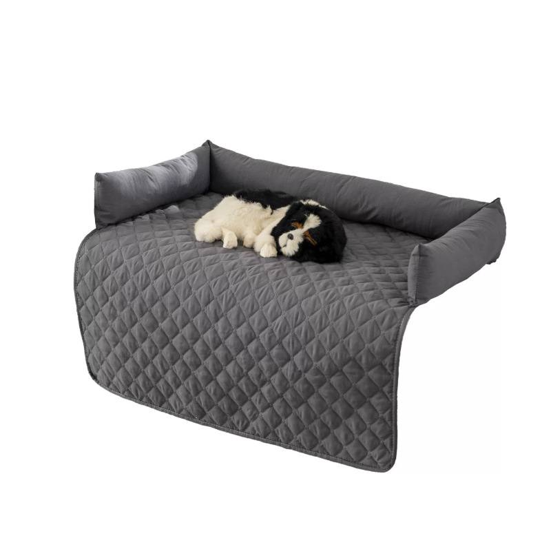 Waterproof Pet Sofa Bed with Bolster