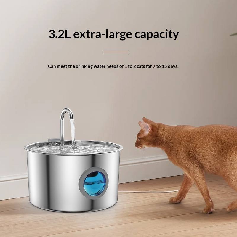 Stainless Steel Pet Water Fountain