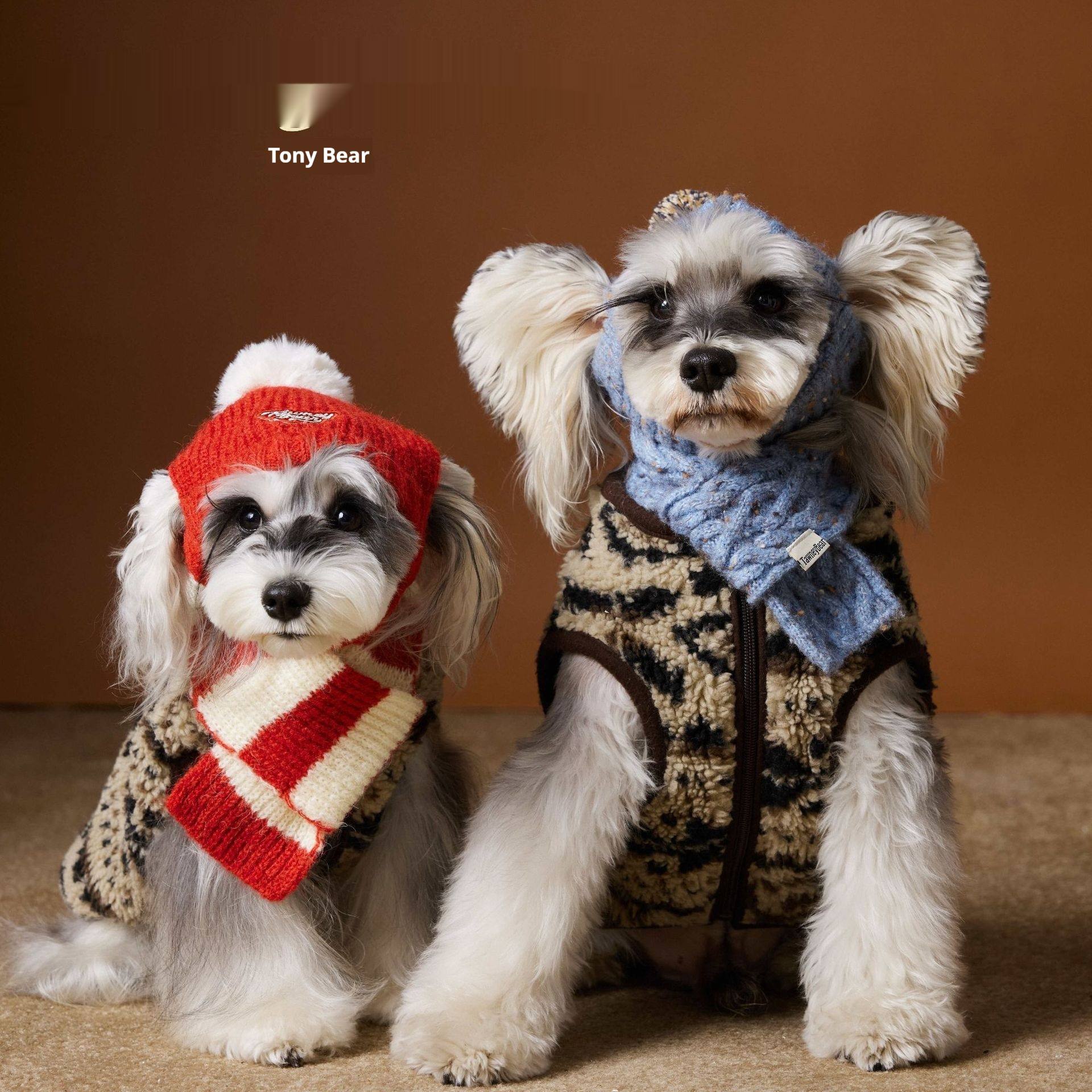 Fair Isle Sleeveless Dog Jumper