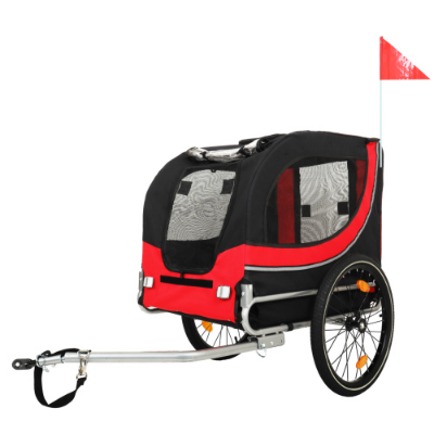 Folding Dog Bike Trailer 120lb