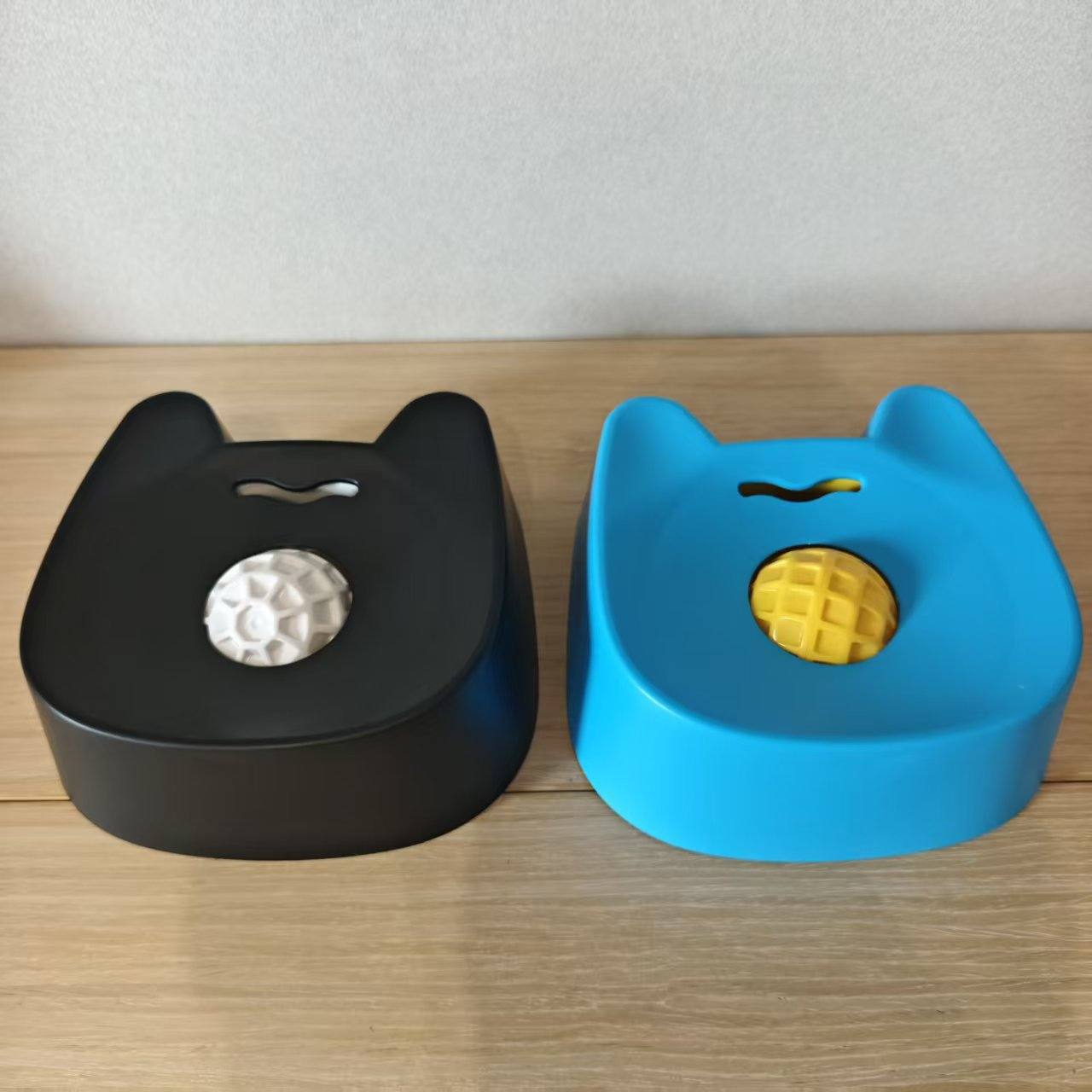 Bone-Shaped Lick Mat Slow Feeder Bowl