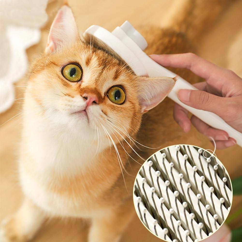 Self-Cleaning Pet Grooming Brush