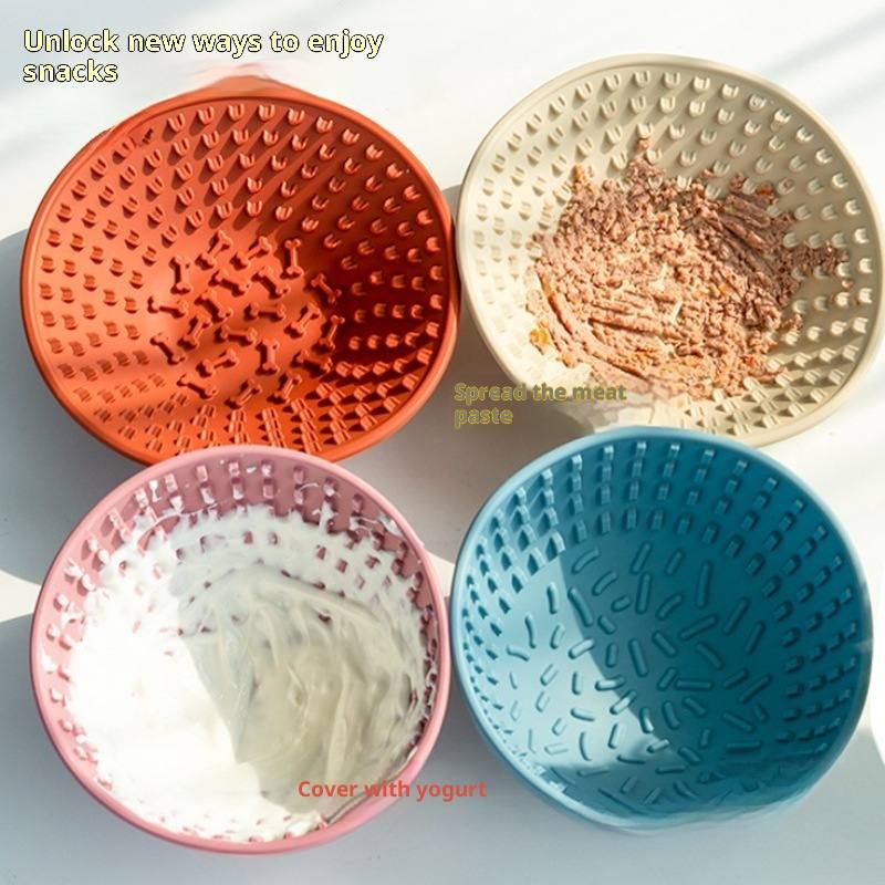 Silicone Lick Mat Slow Feeder Bowl