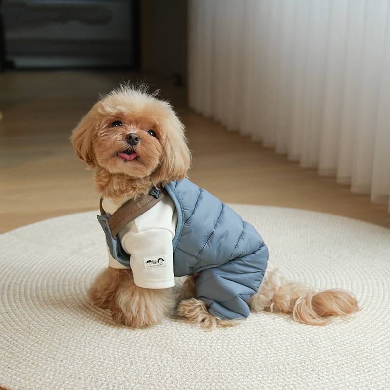 Padded Dog Jumpsuit Winter Coat
