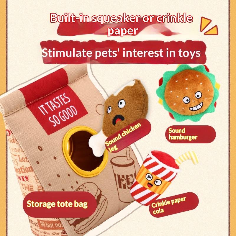 Snuffle Digging Plush Dog Toy