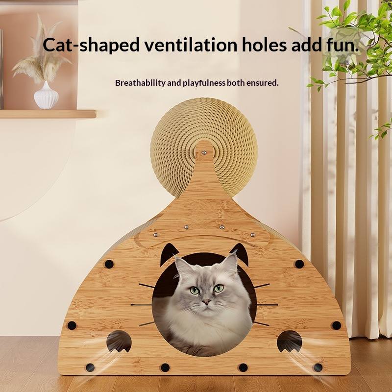 All-In-One Vertical Cat Scratching Post