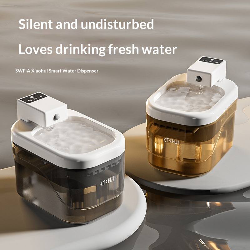 Motion-Sensing Cat Water Fountain