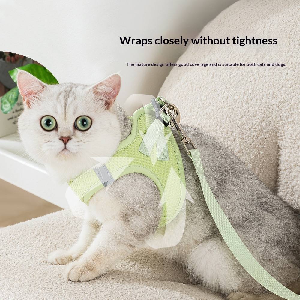 Adjustable Anti-Escape Cat Harness And Lead