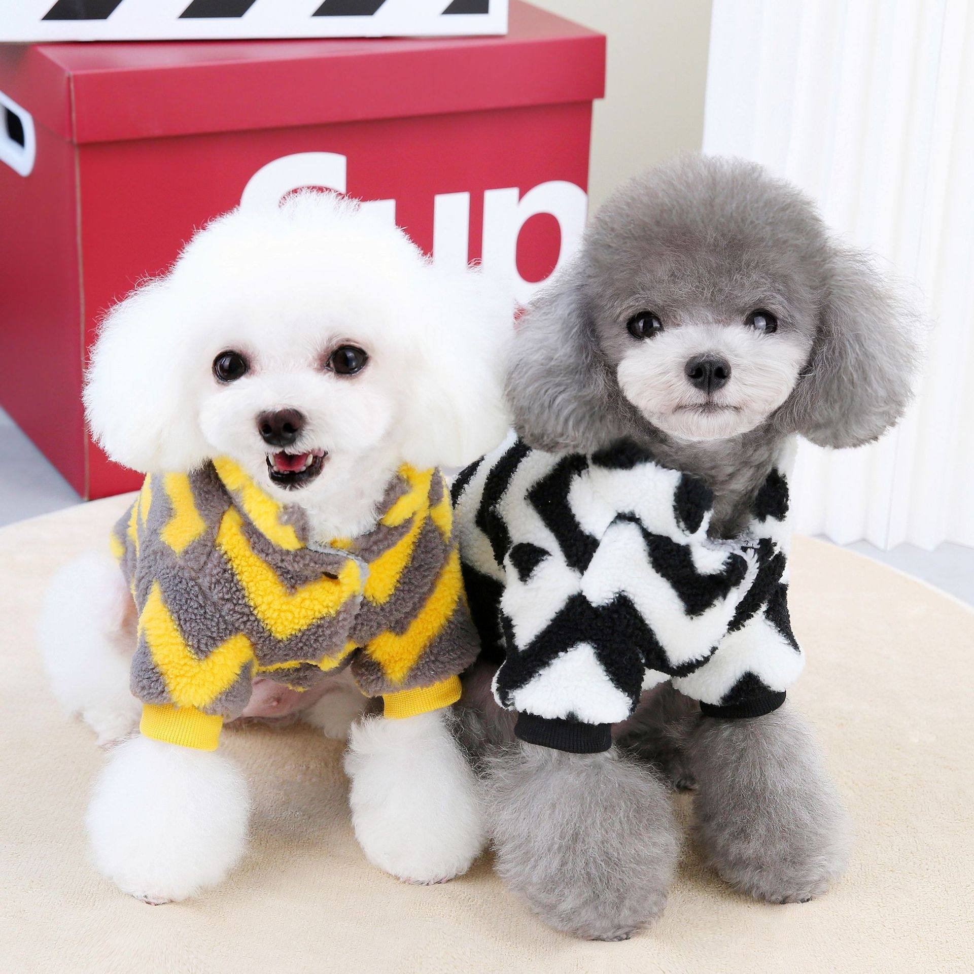 Pet Teddy Bear Panda Cotton Padded Coat