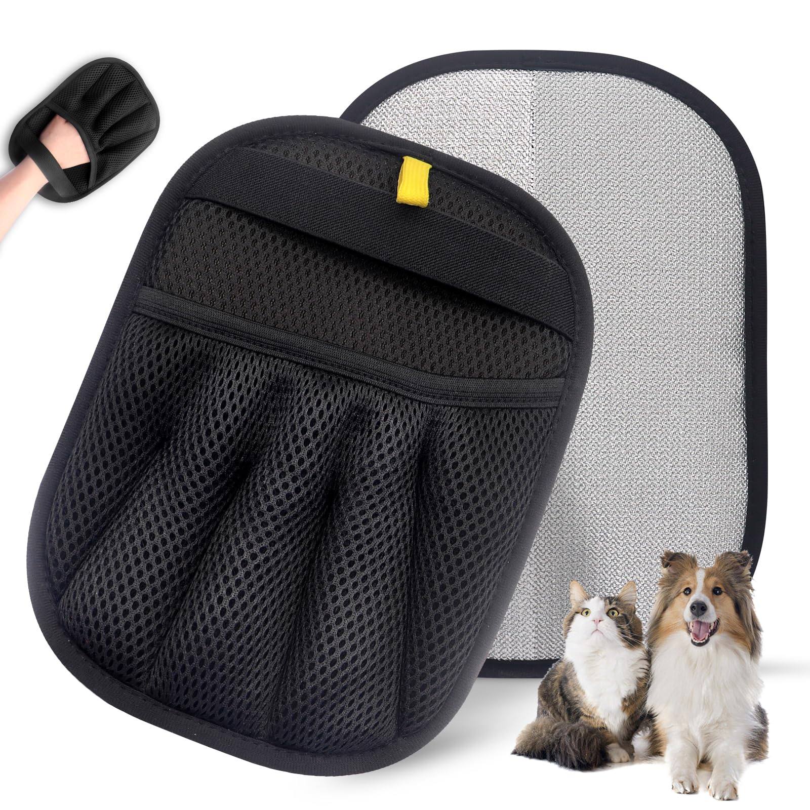Pet Hair Removal Grooming Gloves