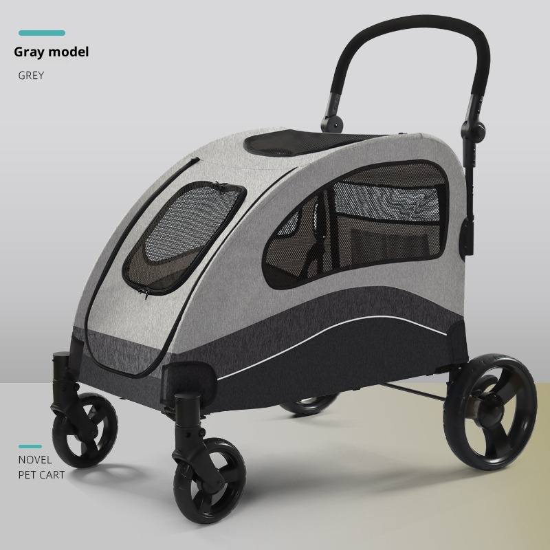 Foldable Pet Stroller For Larger Pets