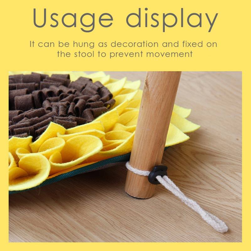 Sunflower Snuffle Mat Slow Feeder
