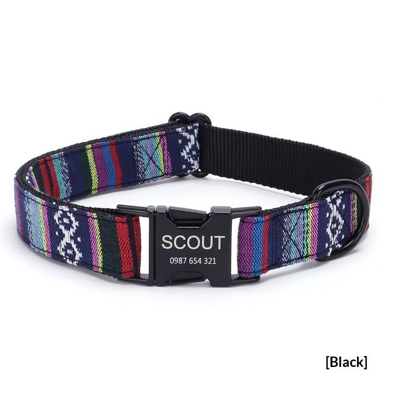 Personalised Engraved Dog Collar