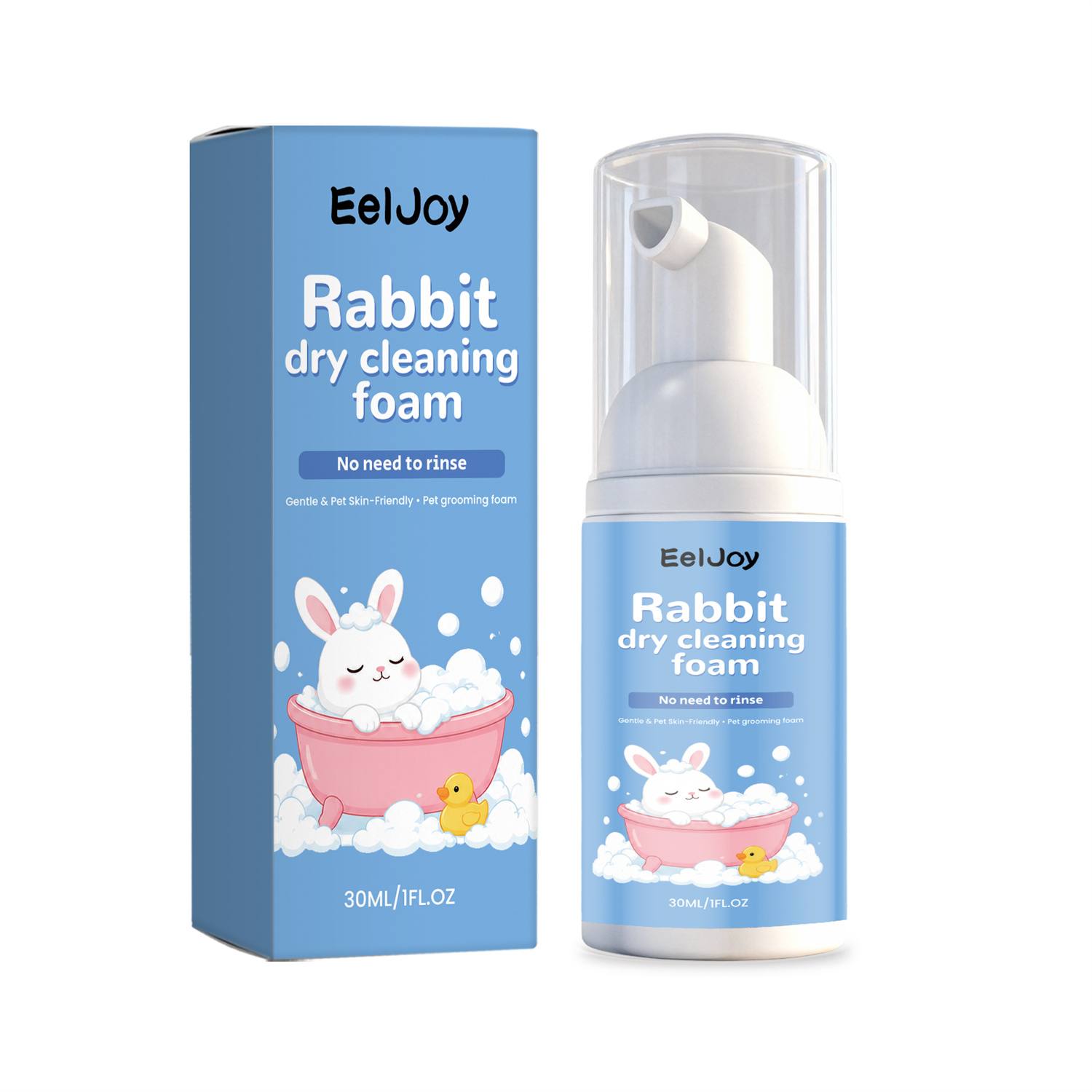 Rabbit Dry-Cleaning Grooming Foam