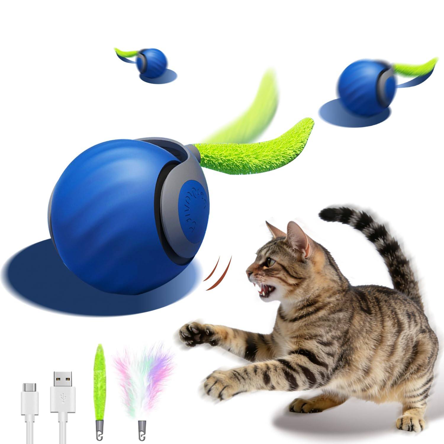 Automatic Rolling Cat Ball Toy