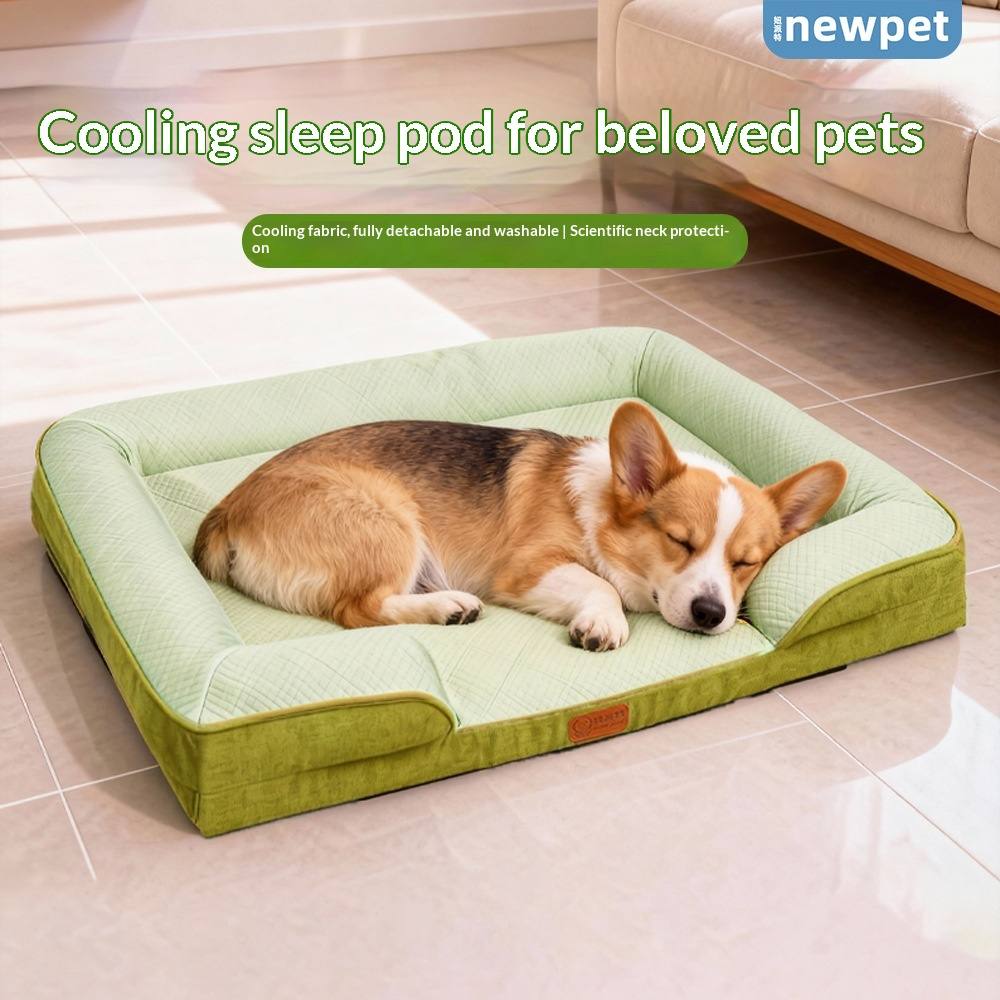 Summer Cooling Detachable Washable Pet Bed
