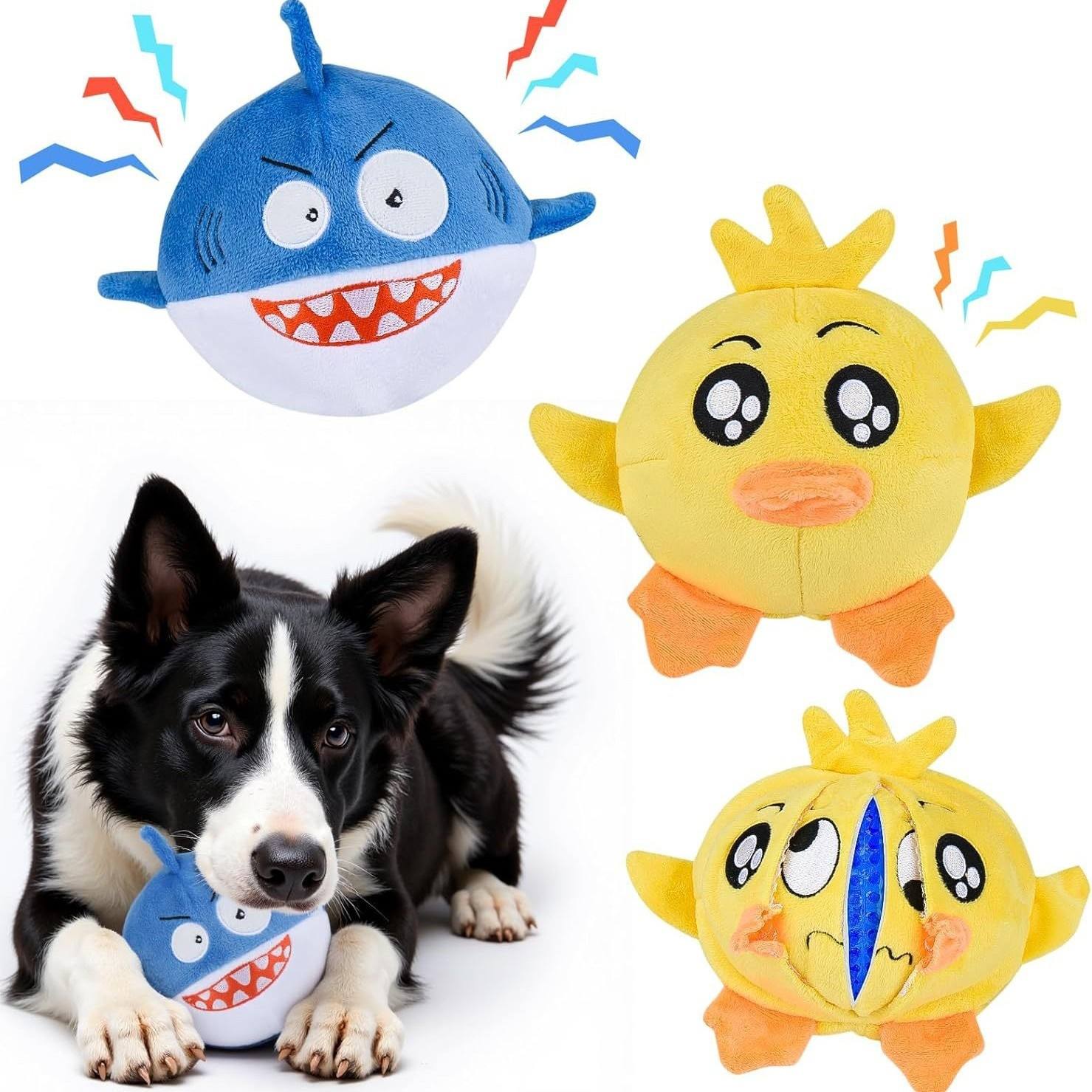 Plush Puppy Teething Fetch Toy
