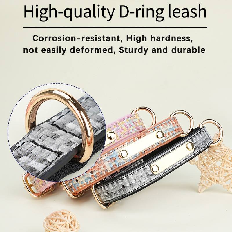 Padded Pet Collar With D-Ring