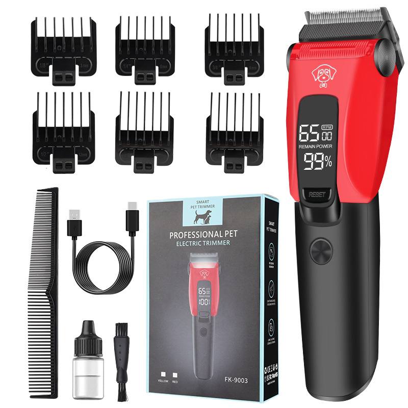 Rechargeable Dog Grooming Clipper Set