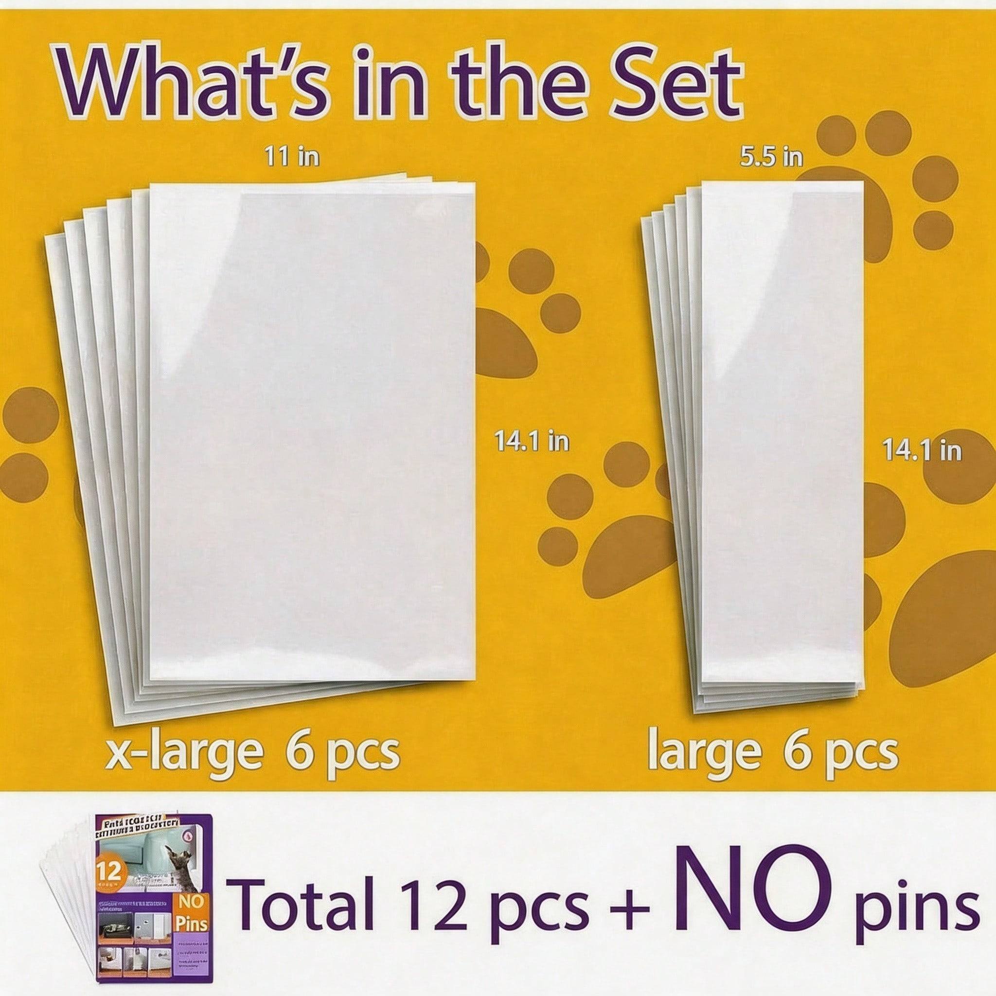 Self-Adhesive Cat Scratch Couch Guards
