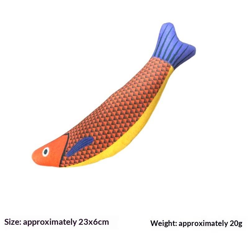 Jute Fish Cat Toy With Catnip