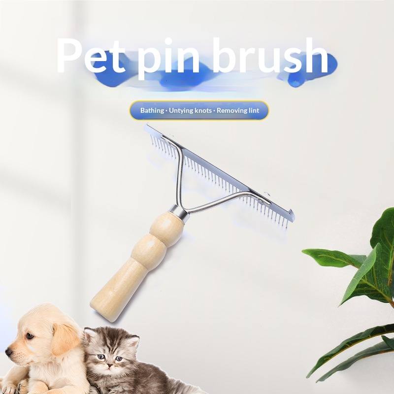 Wooden Handle Undercoat Rake Comb