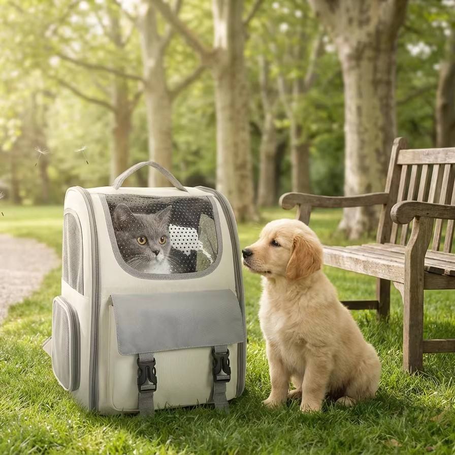 Transparent Pet Travel Backpack