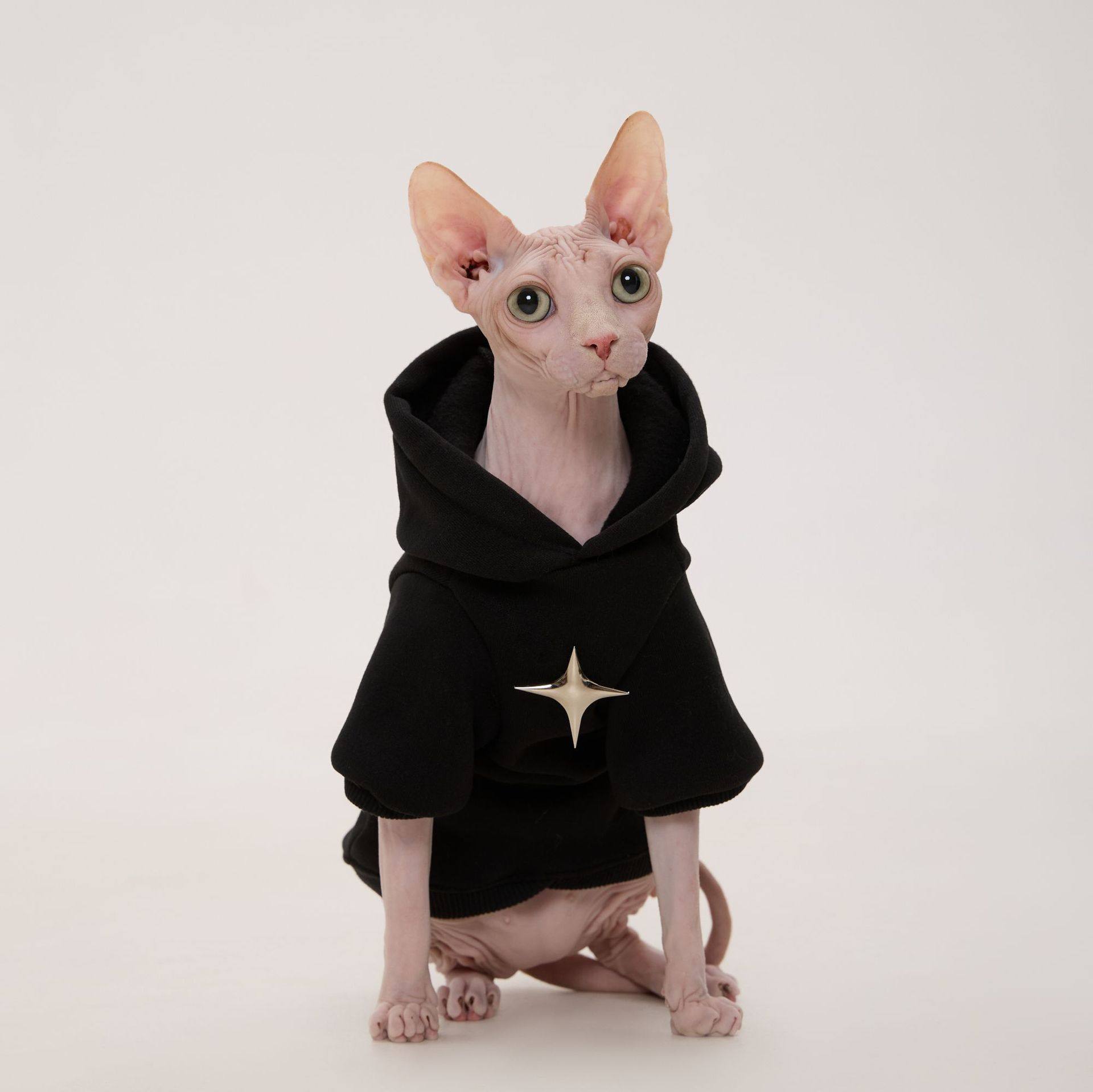 Hoodie For Hairless And Thin-Coated Cats