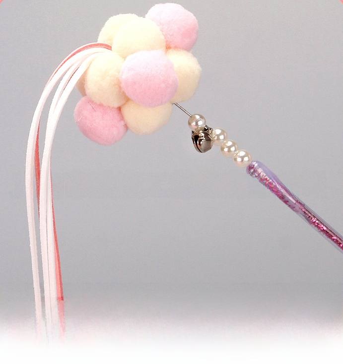 Bite-Resistant Feather Cat Teaser Wand