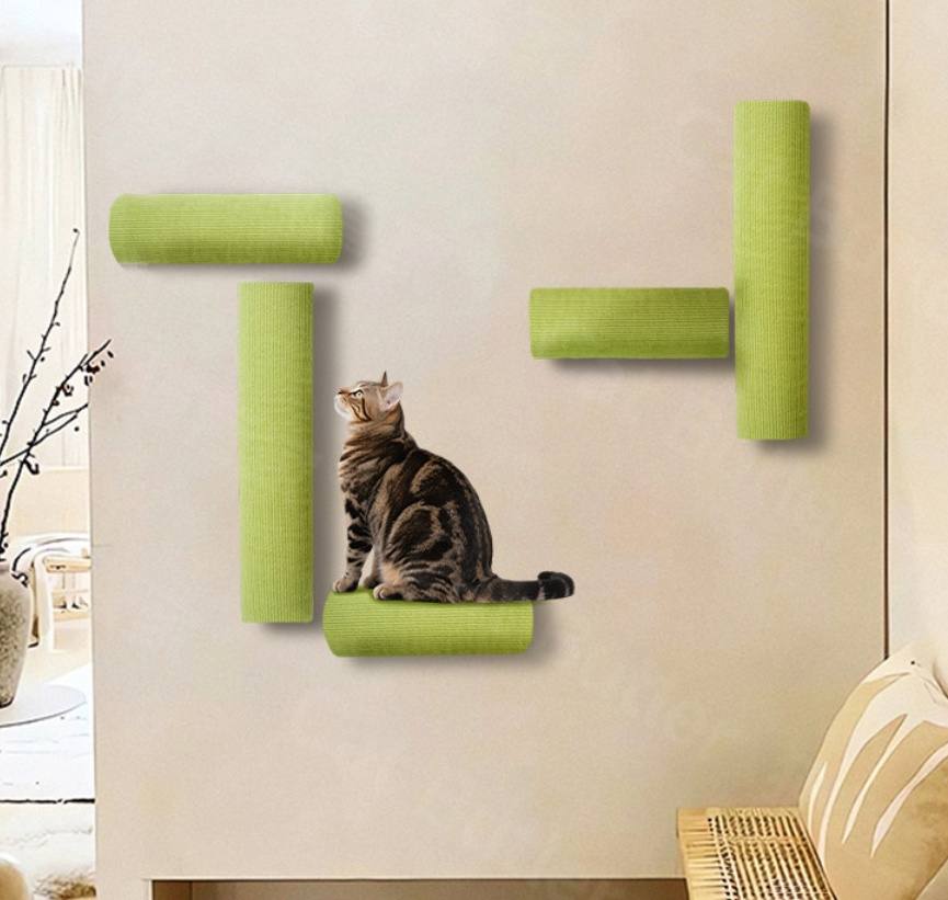 Self-Adhesive Wall-Mounted Cat Scratcher