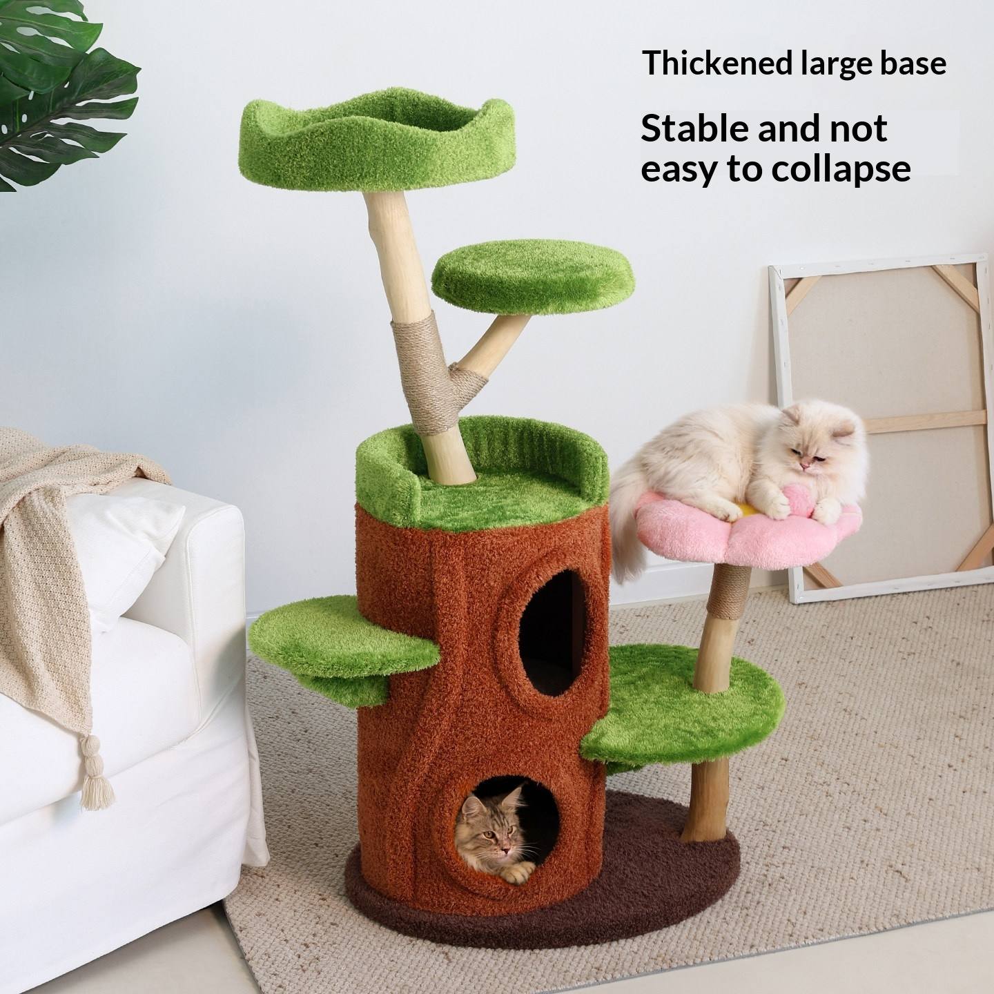 Large Cat Tree With Sisal Posts