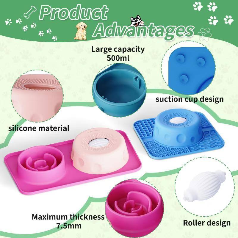 Spherical Slow Feeder Licking Bowl