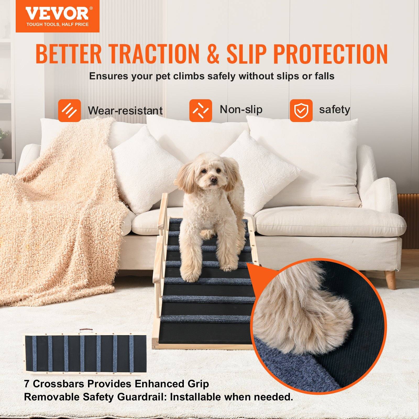 Non-Slip Folding Dog Ramp