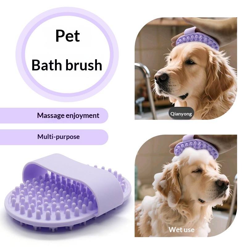 Silicone Bath Brush For Cats & Dogs