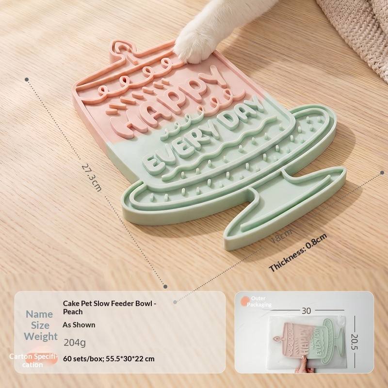 Silicone Pet Lick Mat Slow Feeder