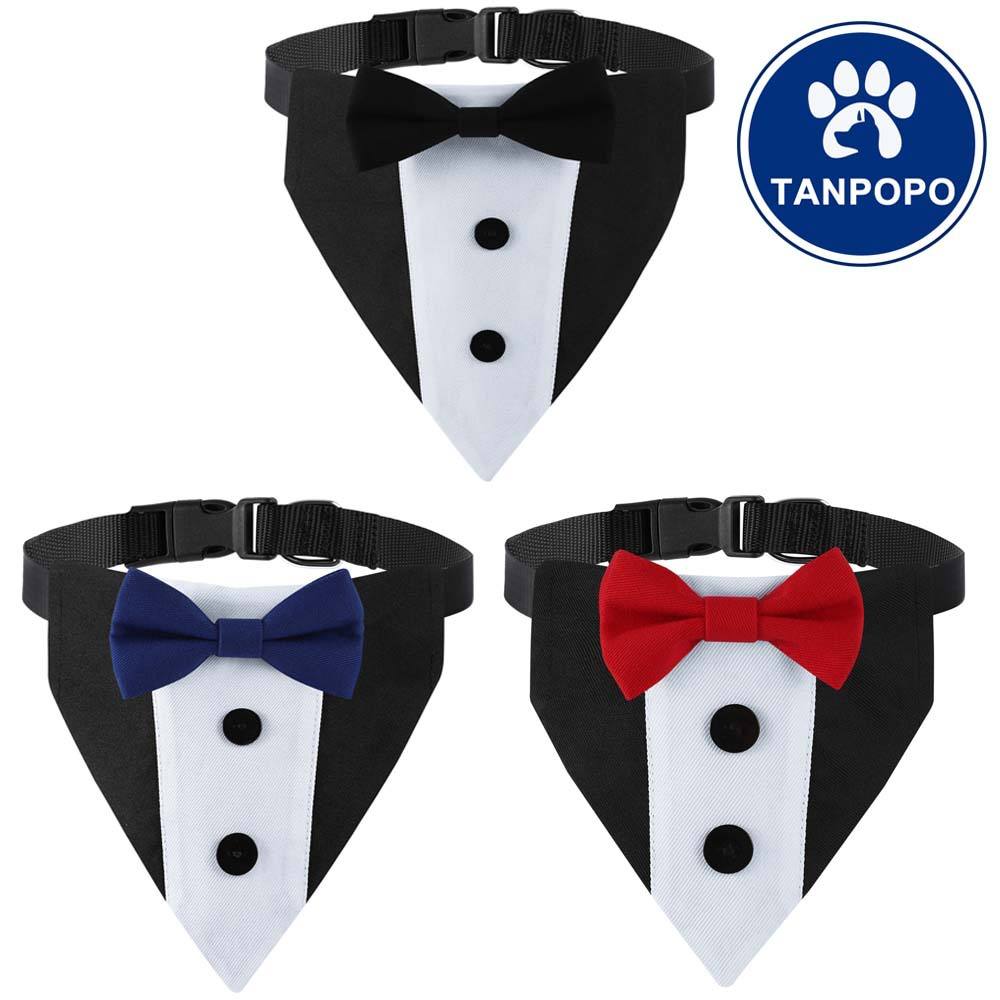 Dog Bow Tie Bandana Bib